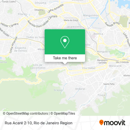 Rua Acaré 2-10 map