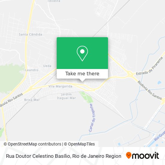 Rua Doutor Celestino Basílio map