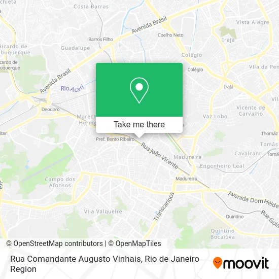 Rua Comandante Augusto Vinhais map