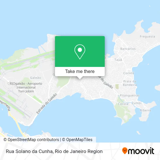 Rua Solano da Cunha map