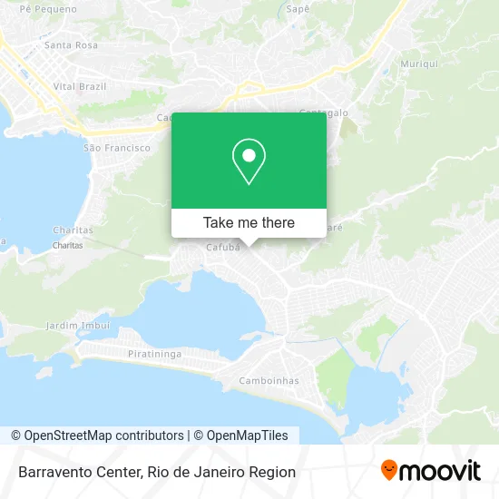 Barravento Center map