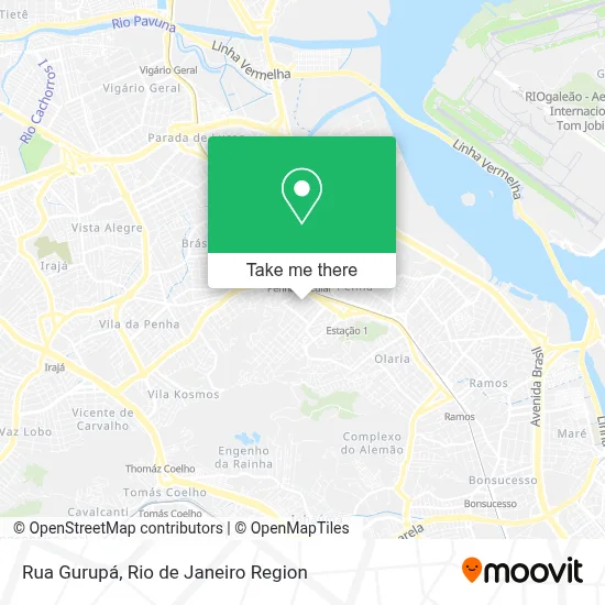 Rua Gurupá map