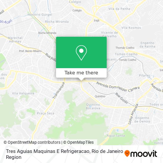 Tres Aguias Maquinas E Refrigeracao map