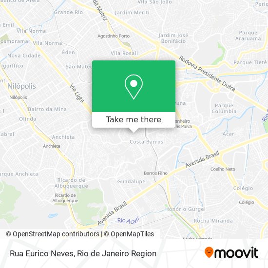 Rua Eurico Neves map