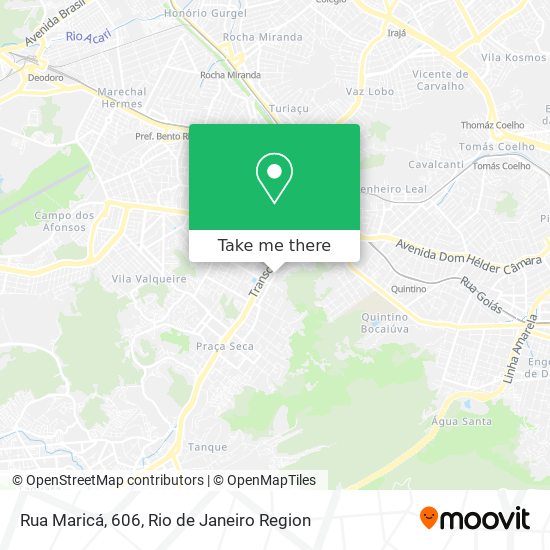 Rua Maricá, 606 map