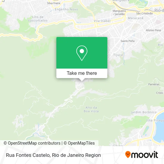 Rua Fontes Castelo map