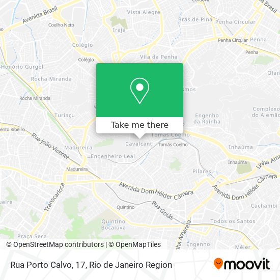 Mapa Rua Porto Calvo, 17
