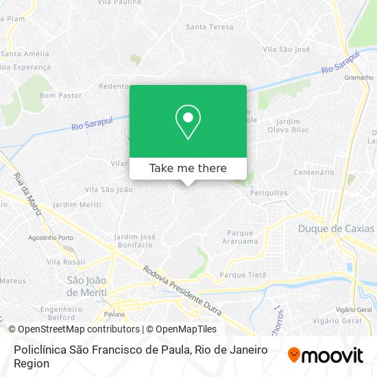 Policlínica São Francisco de Paula map