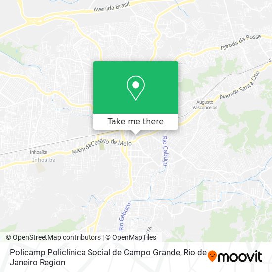 Policamp Policlínica Social de Campo Grande map