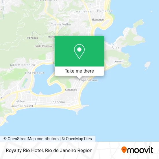 Royalty Rio Hotel map