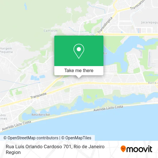 Rua Luís Orlando Cardoso 701 map