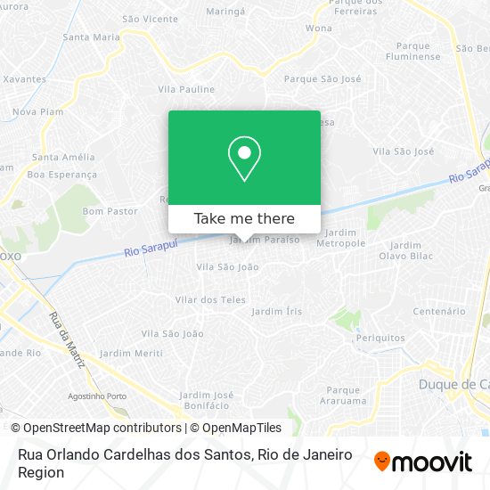 Rua Orlando Cardelhas dos Santos map