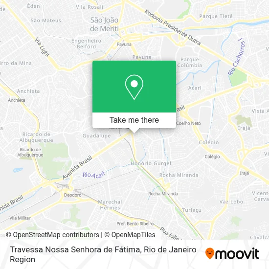 Travessa Nossa Senhora de Fátima map