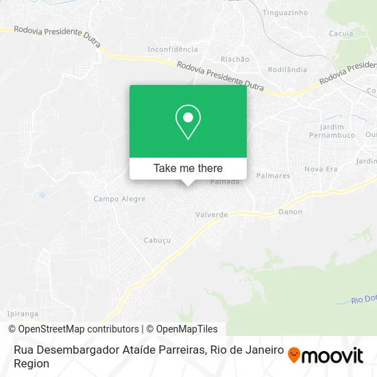 Rua Desembargador Ataíde Parreiras map
