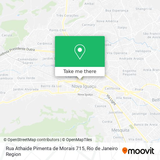 Rua Athaide Pimenta de Morais 715 map