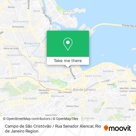 Campo de São Cristóvão / Rua Senador Alencar map