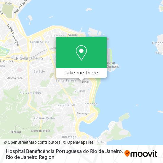 Hospital Beneficência Portuguesa do Rio de Janeiro map