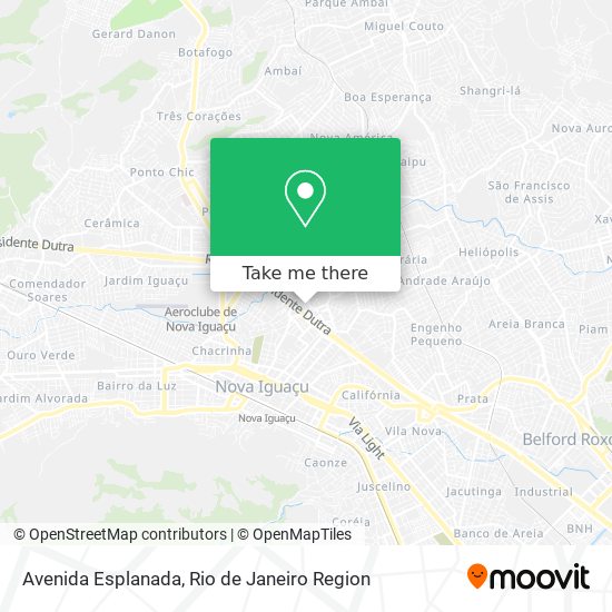 Mapa Avenida Esplanada