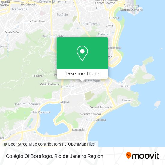 Mapa Colégio Qi Botafogo