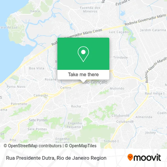 Rua Presidente Dutra map