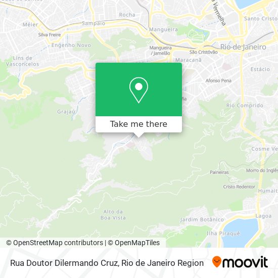 Mapa Rua Doutor Dilermando Cruz