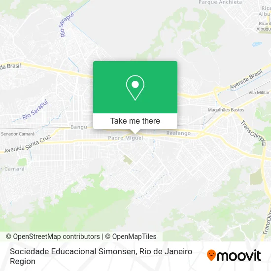 Sociedade Educacional Simonsen map