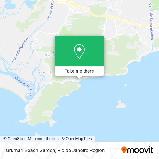 Grumari Beach Garden map