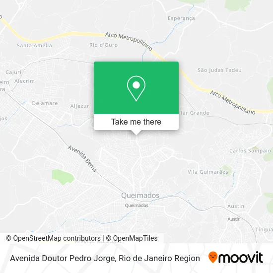Avenida Doutor Pedro Jorge map