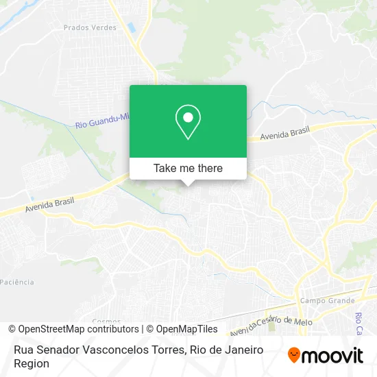 Rua Senador Vasconcelos Torres map