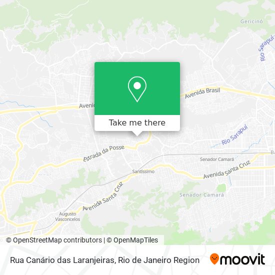 Mapa Rua Canário das Laranjeiras