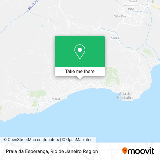 Praia da Esperança map