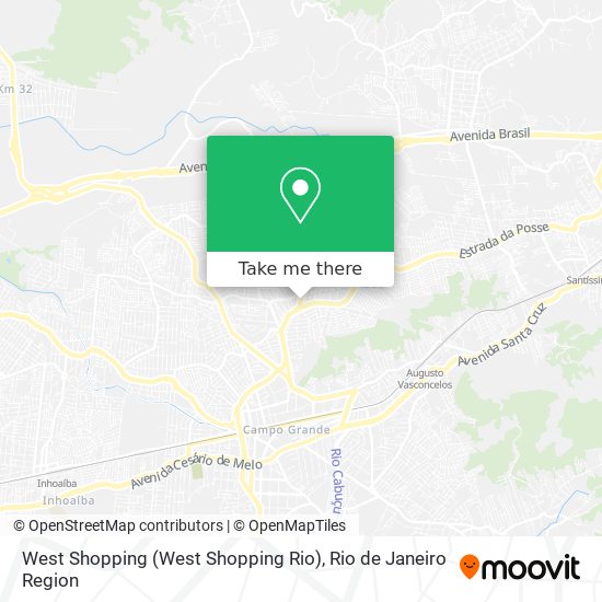 West Shopping (West Shopping Rio) map