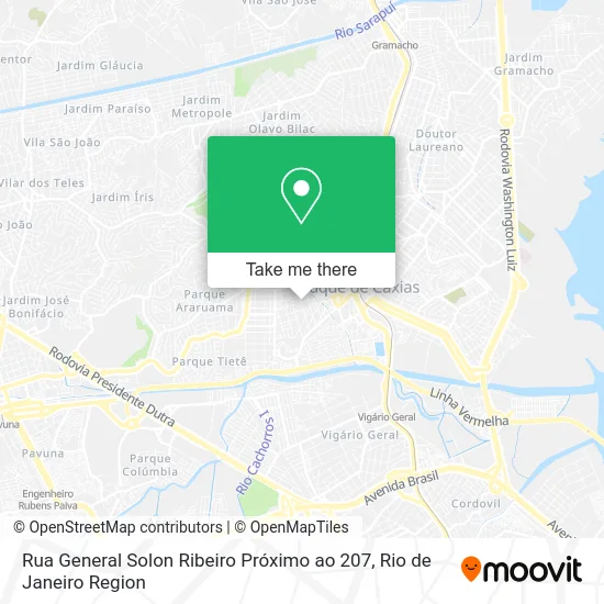 Rua General Solon Ribeiro Próximo ao 207 map