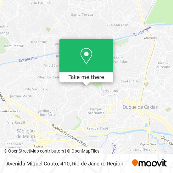 Avenida Miguel Couto, 410 map
