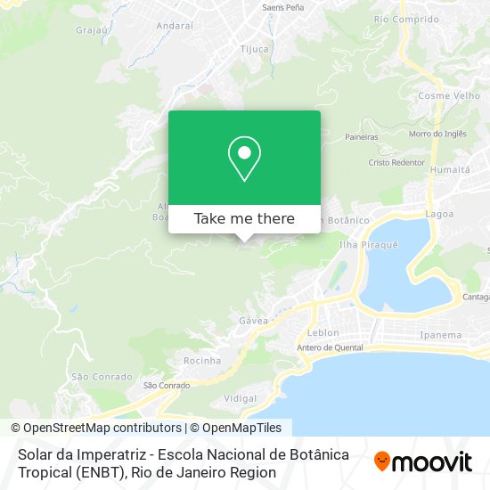 Solar da Imperatriz - Escola Nacional de Botânica Tropical (ENBT) map