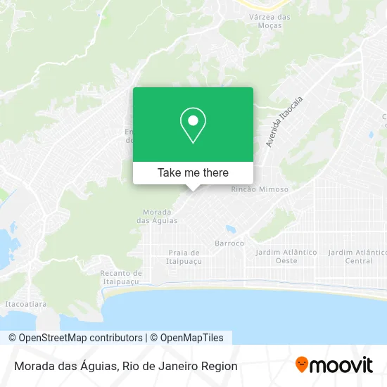Morada das Águias map