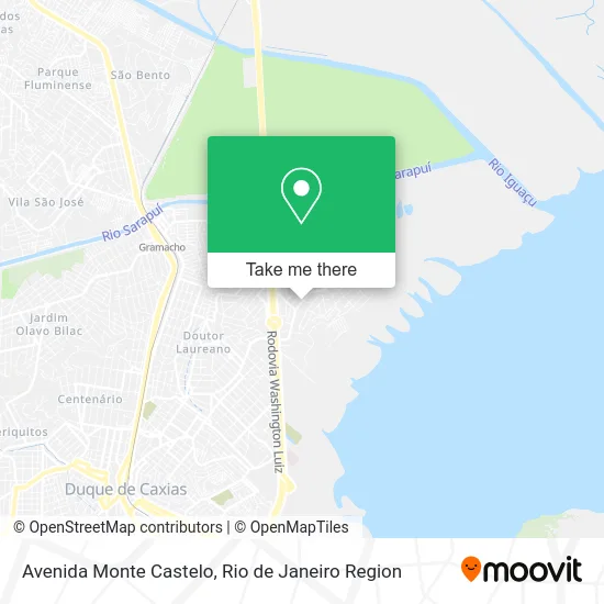 Avenida Monte Castelo map