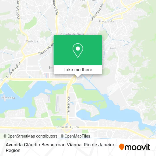 Avenida Cláudio Besserman Vianna map