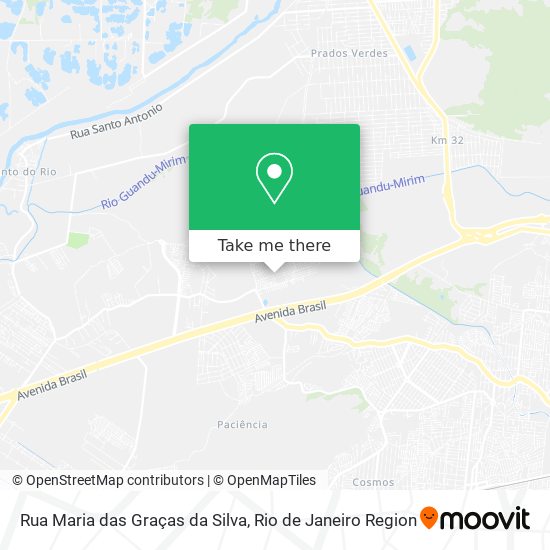 Rua Maria das Graças da Silva map
