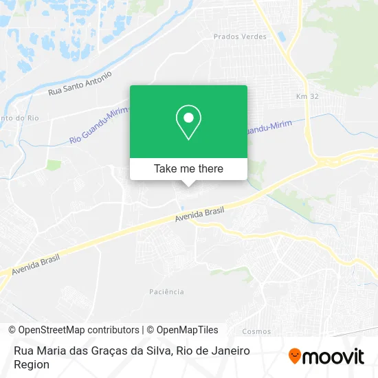 Rua Maria das Graças da Silva map