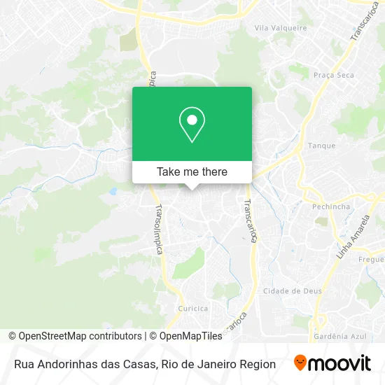 Rua Andorinhas das Casas map
