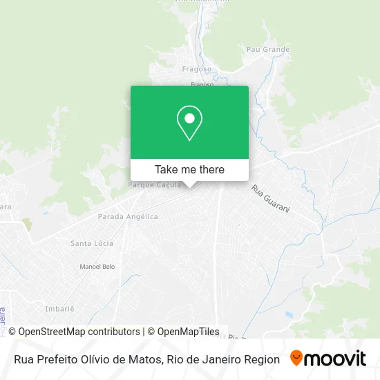 Rua Prefeito Olívio de Matos map