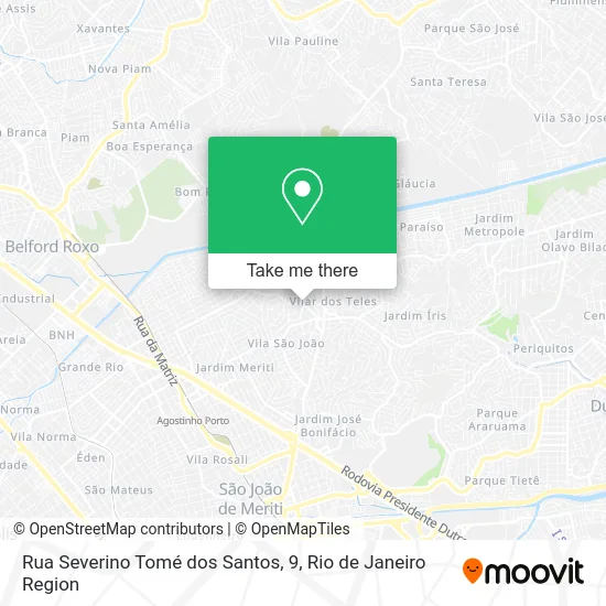 Rua Severino Tomé dos Santos, 9 map