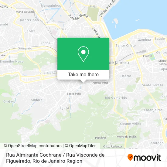 Rua Almirante Cochrane / Rua Visconde de Figueiredo map