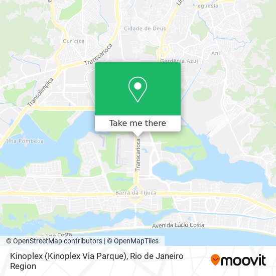 Kinoplex (Kinoplex Via Parque) map