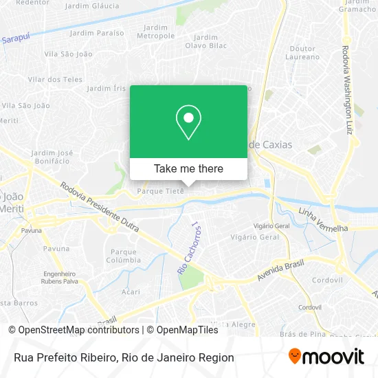 Rua Prefeito Ribeiro map