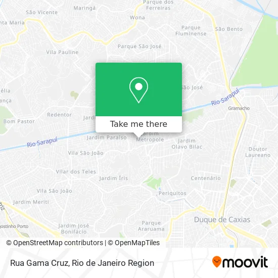 Rua Gama Cruz map