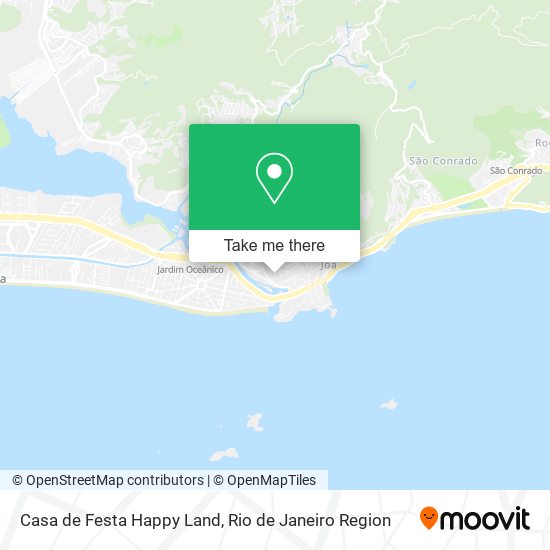 Casa de Festa Happy Land map