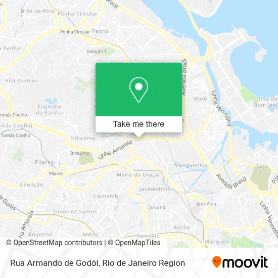 Rua Armando de Godói map