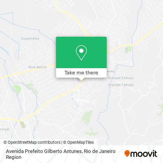 Avenida Prefeito Gilberto Antunes map